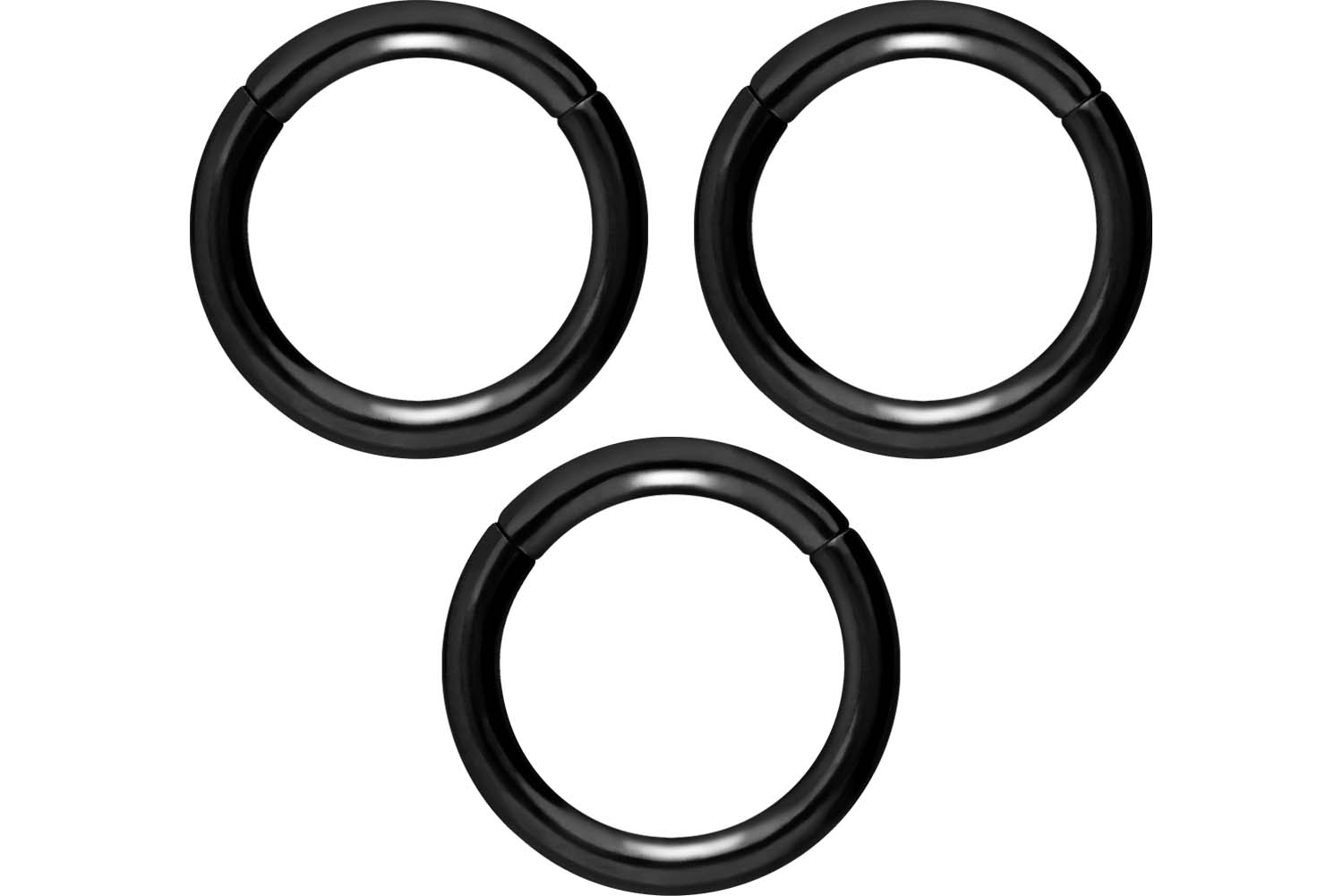 SET Chirurgenstahl Segmentring Clicker Piercing